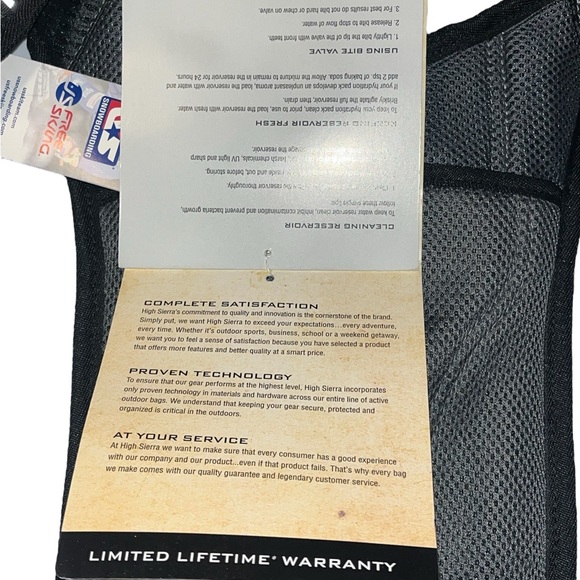 🌟NWT🌟 High Sierra Wave 70 Reservoir Hydration 2L Water Backpack - Picture 10 of 12
